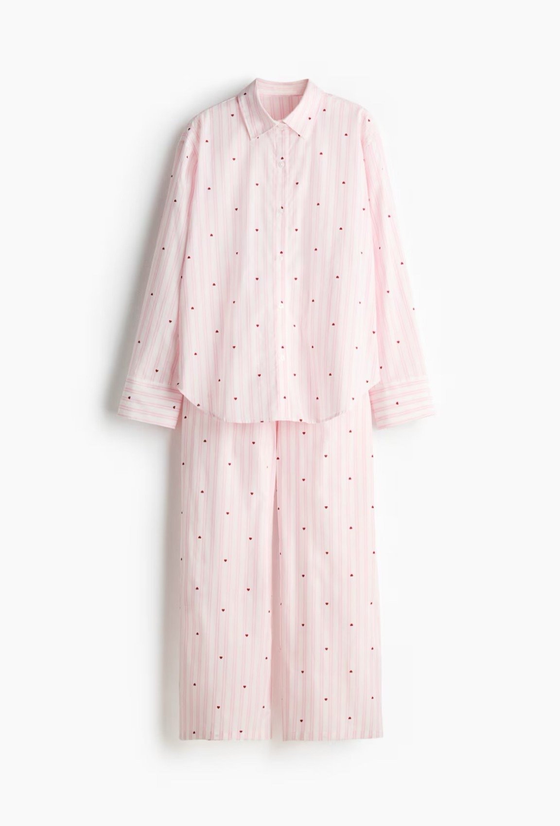 Pink and white striped heart print pajamas 

#LTKValentine #LTKSeasonal