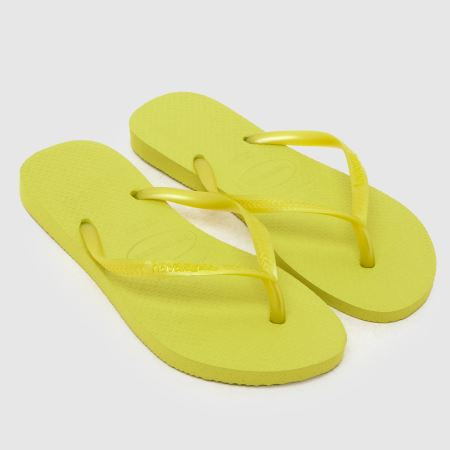 Womens Lime Havaianas Slim Flip Sandals | schuh | Schuh