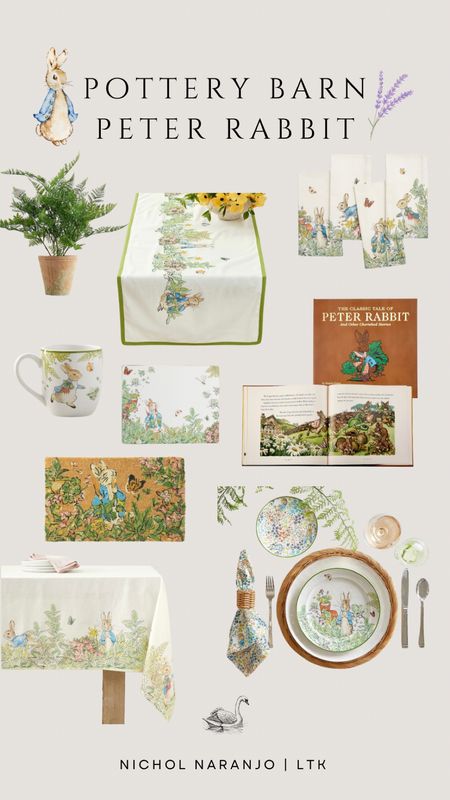 Bring the feeling of spring into your home with this adorable Peter Rabbit collection at Pottery Barn! 🥕🐇🌷

#LTKSeasonal #LTKhome #LTKparties