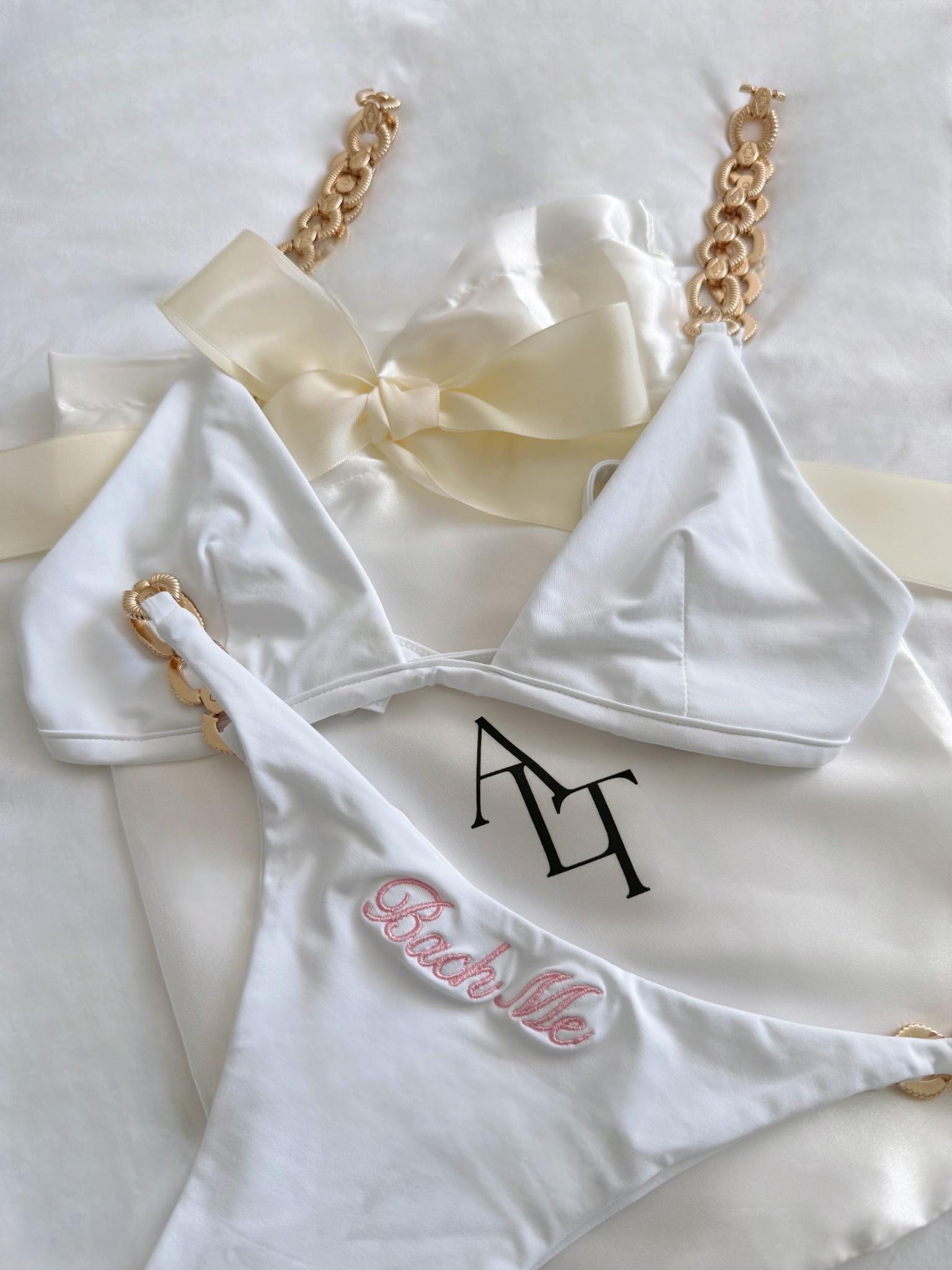 Bridal Bikini Bliss! Make sure to add your new last name for all the feels this bachelorette trip✨

#LTKStyleTip #LTKSwim #LTKWedding