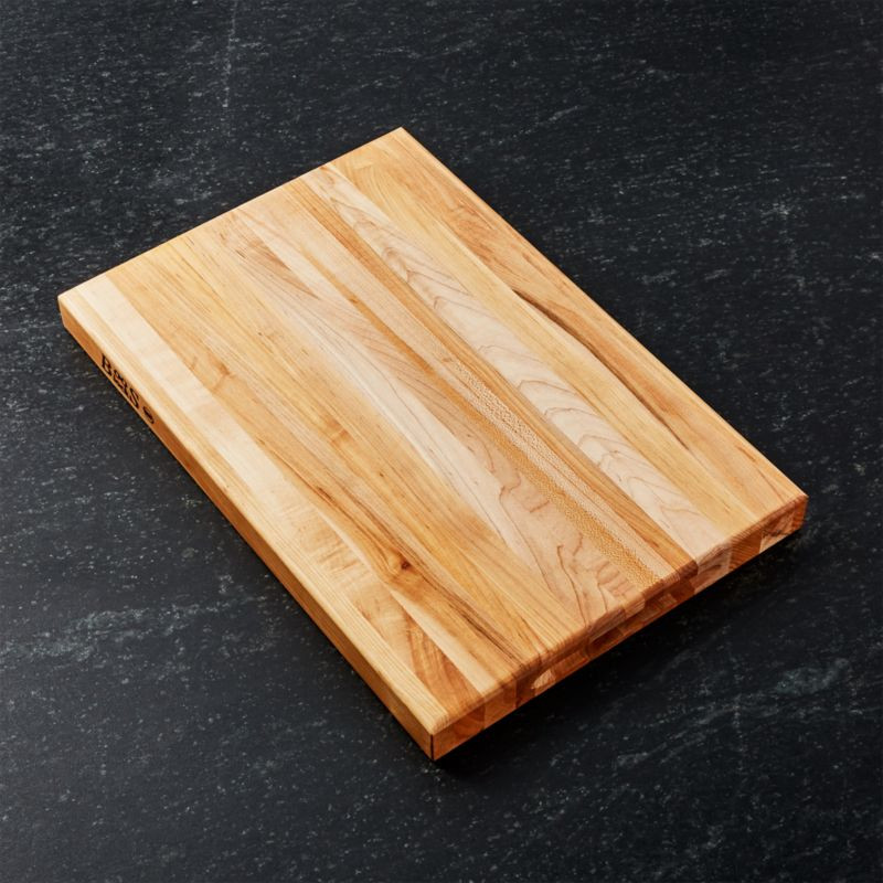 John Boos 18"x12" Maple Cutting Board/Serving Board + Reviews | Crate & Barrel | Crate & Barrel