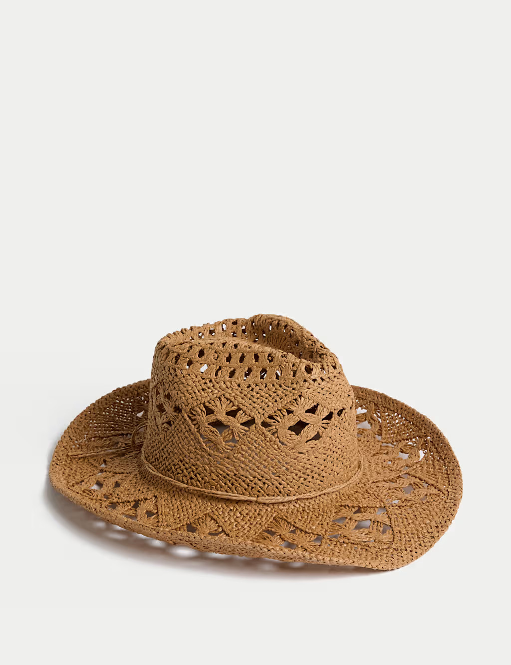 Straw Open Weave Cowboy Hat | Marks & Spencer (UK)