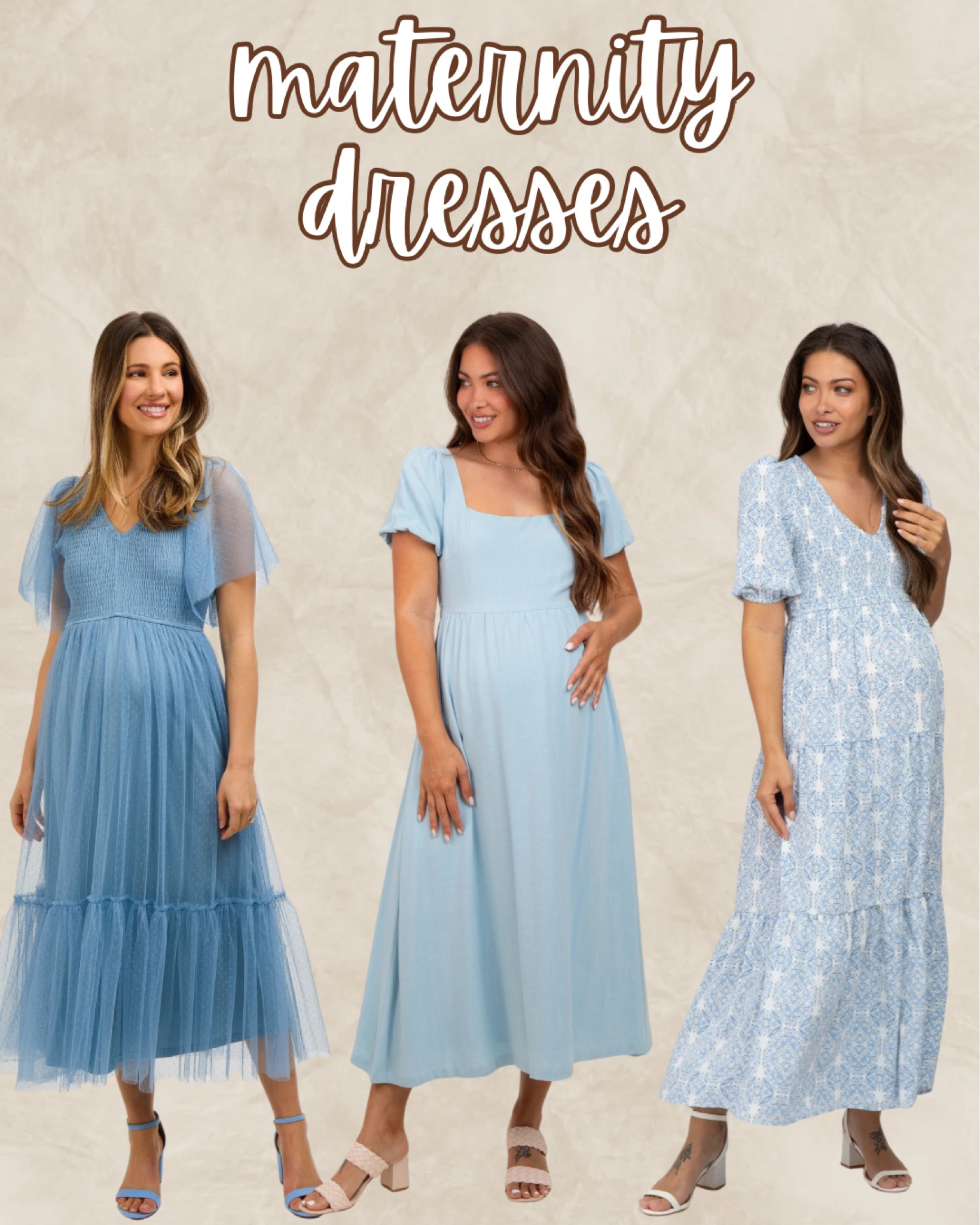 Maternity dresses from Pink Blush Maternity Boutique 
Bump friendly, bump friendly dress, bump friendly wedding guest dress, baby shower dresses, boy baby shower dress, blue dresses, blue maternity dress, maternity photo shoot outfit, ruffles, baby blue, light blue, floral dress, summer wedding guest, summer dresses, bump style, bump fashion, bump friendly cocktail dress, formal maternity dress, fall dresses, fall maternity dress

#LTKBump #LTKWedding #LTKFindsUnder100