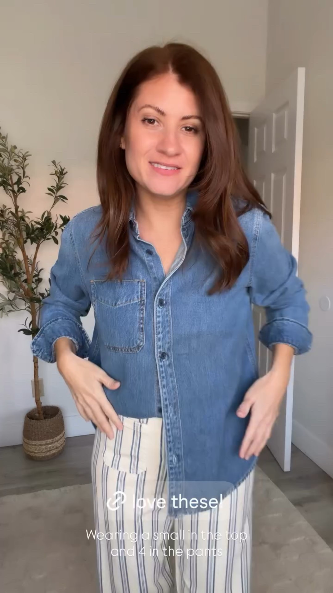 Wearing a small in the top and 4 in the pants