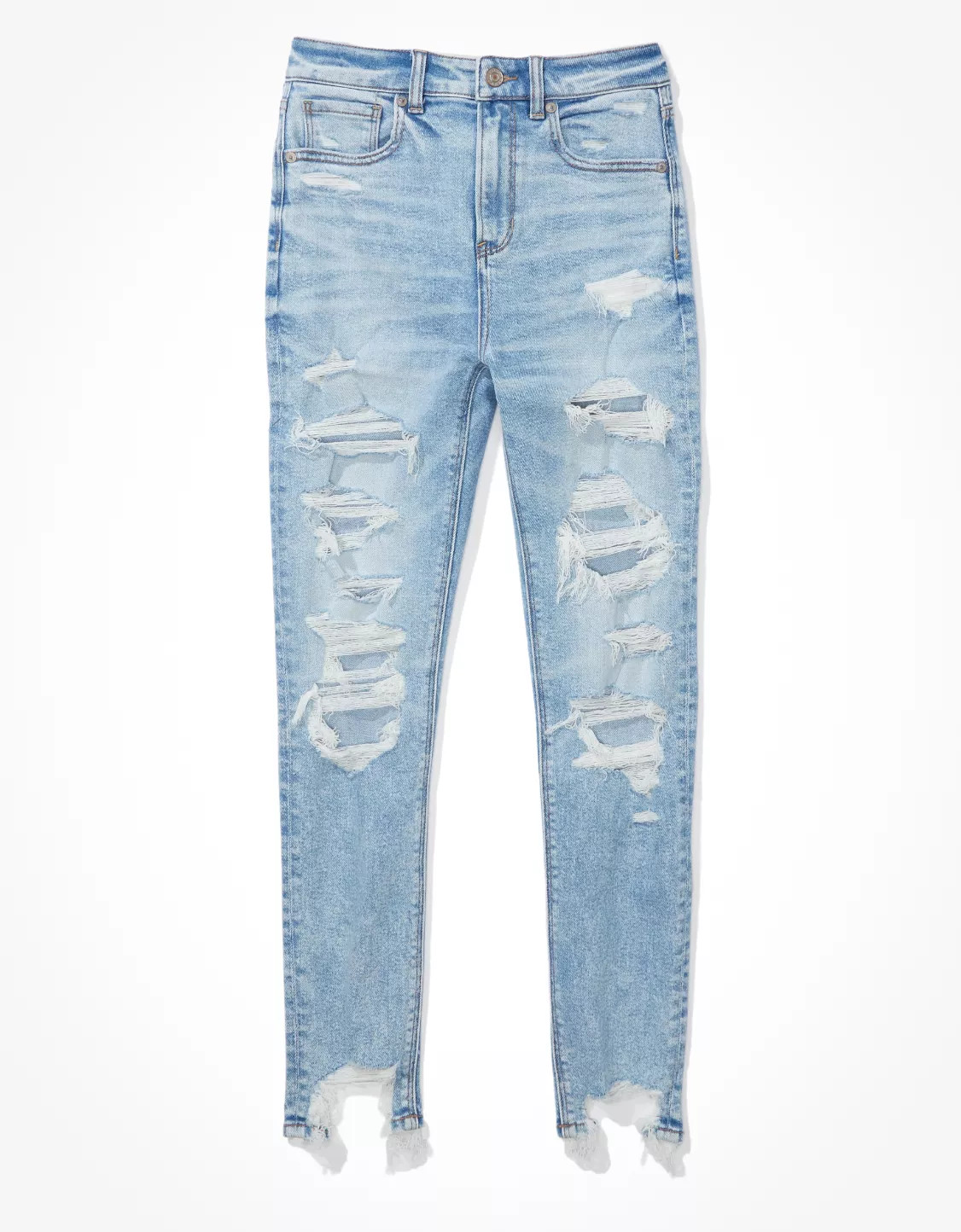 AE Stretch Ripped Mom Jean | American Eagle Outfitters (US & CA)
