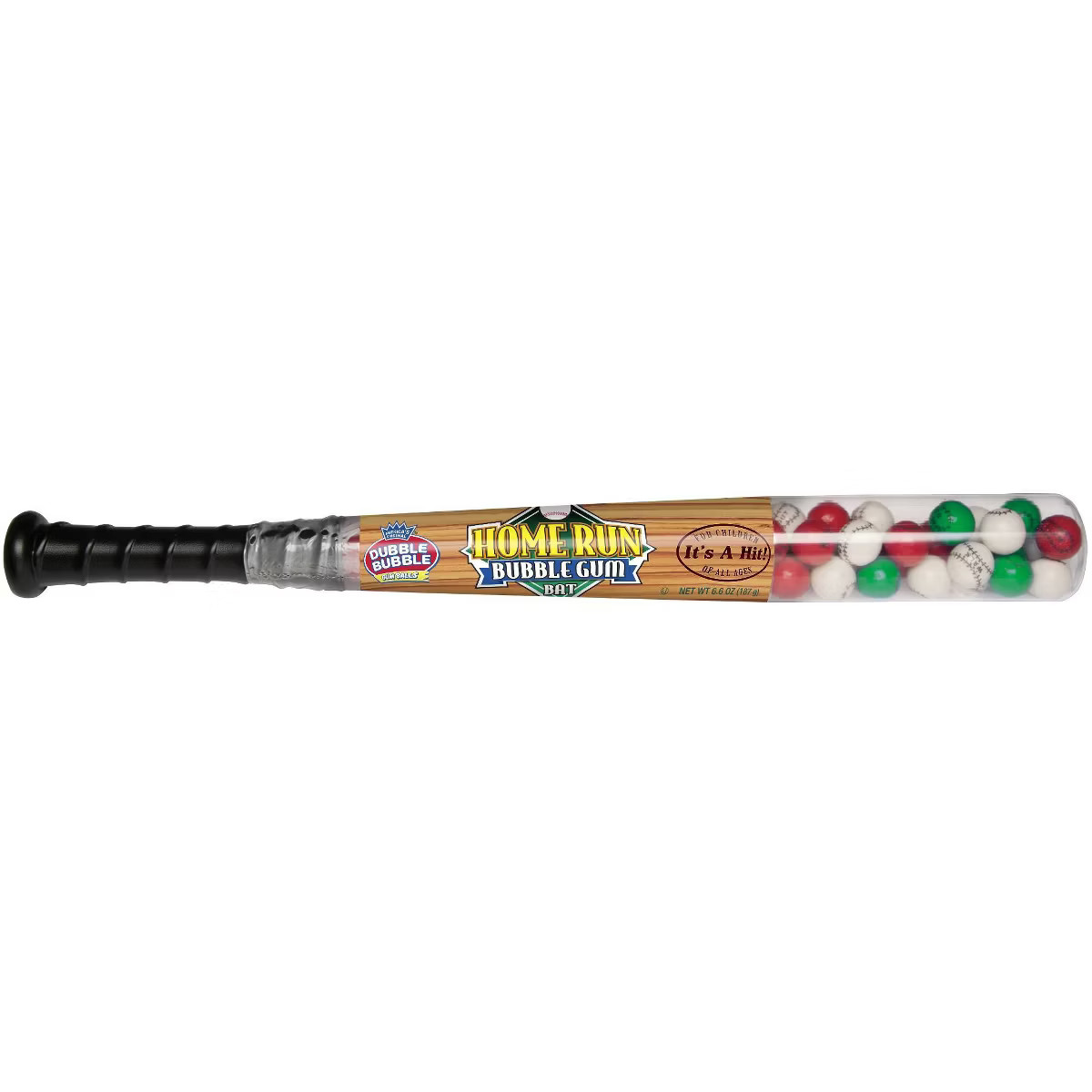 Dubble Bubble Christmas Home Run Bat - 4.5oz | Target