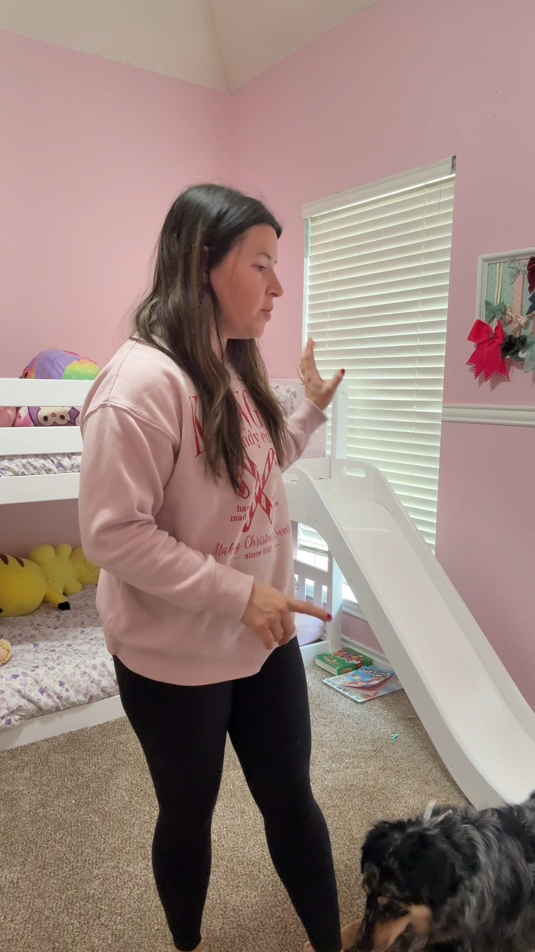 #ad @maxandlilyfurniture #mymaxandlily

I’ve been trying to make this shared room work with two separate twin beds, but it always felt cluttered and cramped… and I was constantly worried about my toddler rolling off. 

Switching to the Twin Over Twin Low Bunk Bed with Easy Slide & Stairs was the best decision for this space. 

The bottom bunk is almost on the floor, the top bunk sits much lower than traditional designs, and the girls love having a slide and stairs instead of a ladder. 

It instantly made the room feel brighter, cleaner, and so much more functional. And honestly, the price point compared to similar bunk beds is such a win. 

Plus, the girls think it’s the coolest thing ever, which makes it the perfect “biggest gift under the tree” idea if you’re looking for something fun and practical. 

Comment BUNK and I’ll send all the Max & Lily links straight to your inbox so you can shop their furniture and see all the styles they offer. 

Follow @makingfrugalfun for more cozy room ideas and budget friendly home finds. 

#kidsroomdecor #sharedroomideas #kidsbunkbed #kidsroommakeover #girlsroomdecor #homedecorideas #roomrefresh #smallspacesolutions #playroominspo #affordablehomefinds

#LTKHome #LTKGiftGuide #LTKHoliday