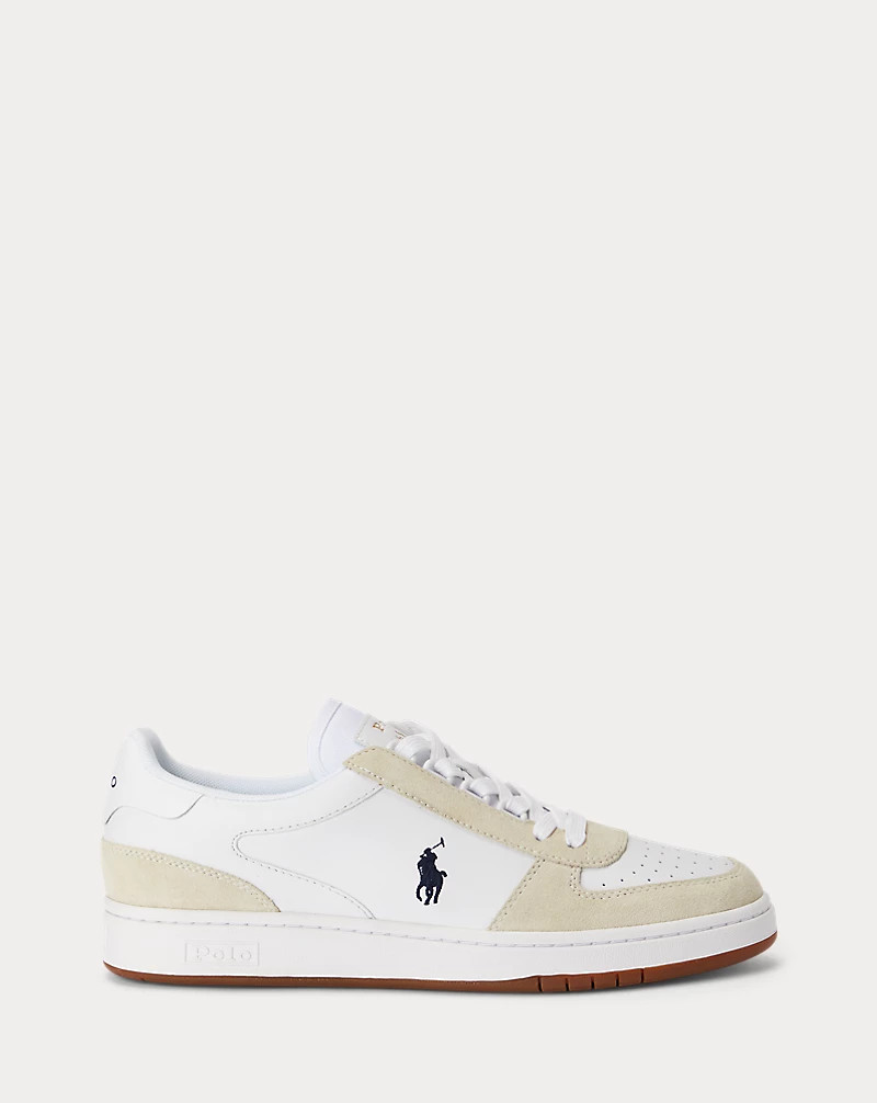 Court Leather-Suede Trainer | Ralph Lauren (UK)