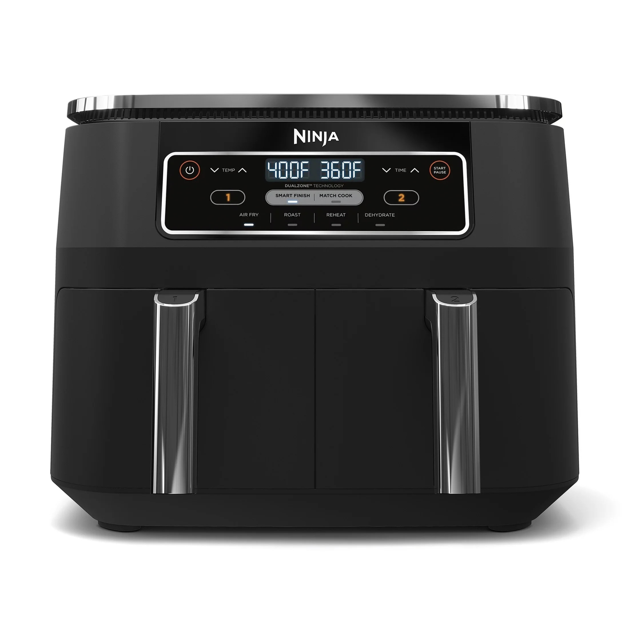 Ninja Foodi 4-in-1 Air Fryer, 8 Quart, DualZone Technology, (2) 4 Quart Independent Frying Basket... | Walmart (US)