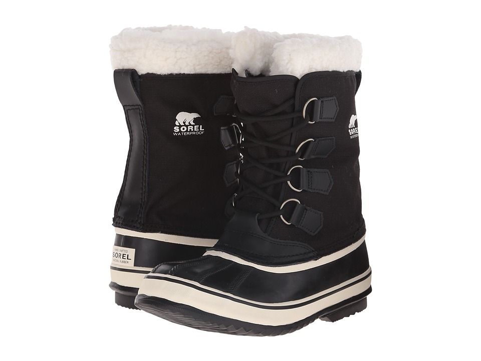 SOREL - Winter Carnivaltm (Black/Stone) Women's Cold Weather Boots | Zappos