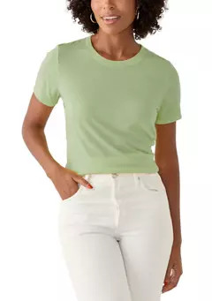 Crown & Ivy™ Women's Solid Essential T-Shirt | Belk