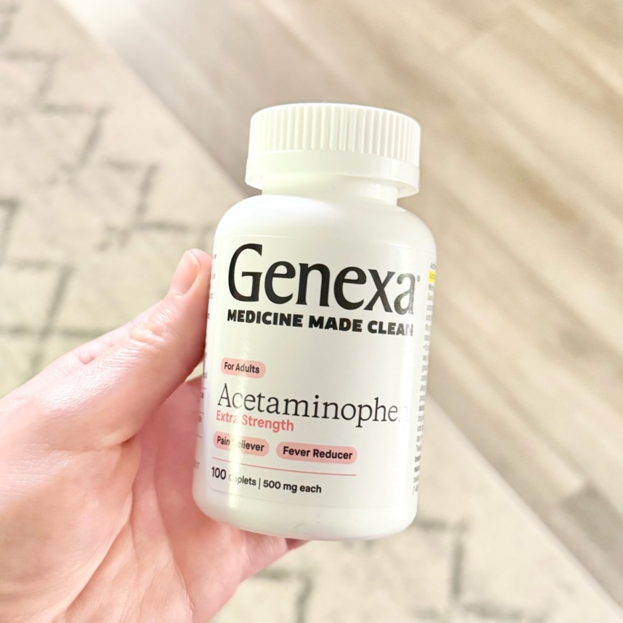 Looking for a cleaner swap for Tylenol? Use this. 

Genexa Clean Acetaminophen 500mg Extra Strength