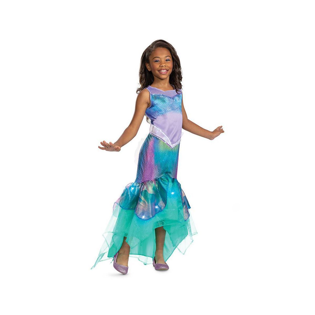 Kids' Disney The Little Mermaid Ariel Light Up Halloween Costume Dress | Target