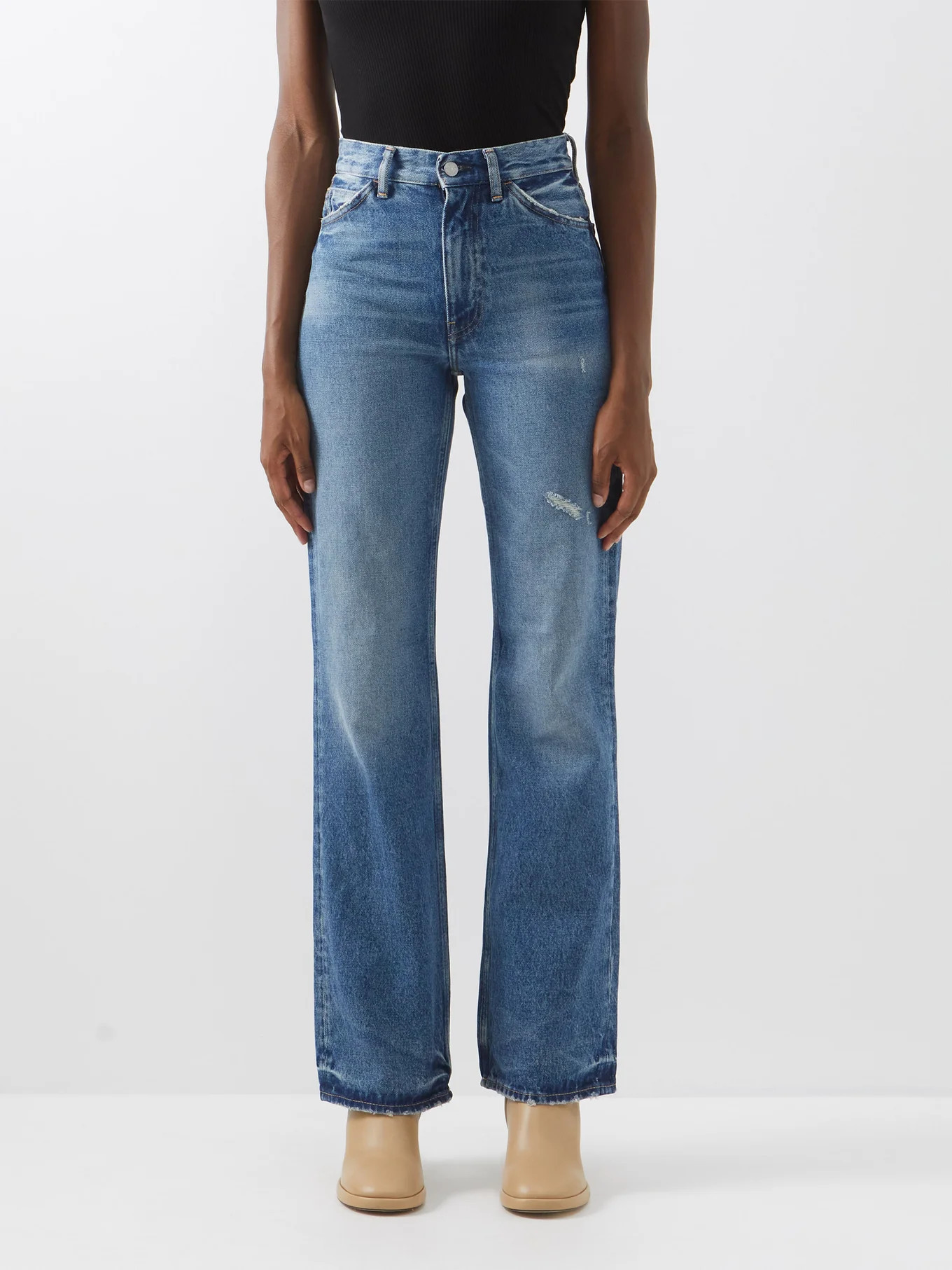 1977 high-rise bootcut jeans | Acne Studios | Matches (US)