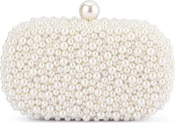 Valentina Faux Pearl Clutch | Nordstrom