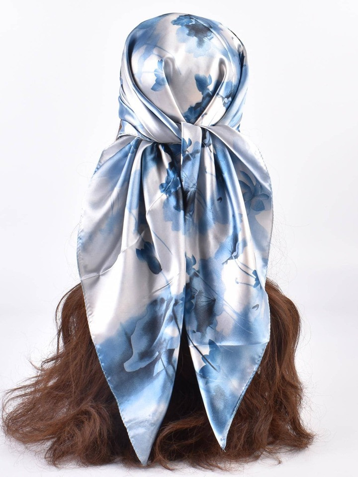 1pc Women Floral Print Fashion Bandana, For Daily Life Elegant Bandana,Hair Band,Head Band Ideal ... | SHEIN