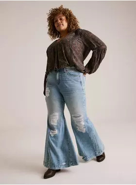 Festi Sky-High Super Flare Jean | Torrid (US & Canada)