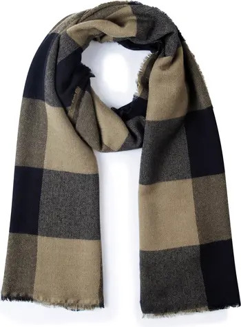 Buffalo Plaid Wool Blend Scarf | Nordstrom