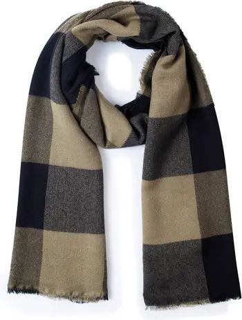 Buffalo Plaid Wool Blend Scarf | Nordstrom