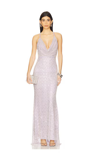 x REVOLVE Amaranta Embellished Gown in Lavender | Revolve Clothing (Global)