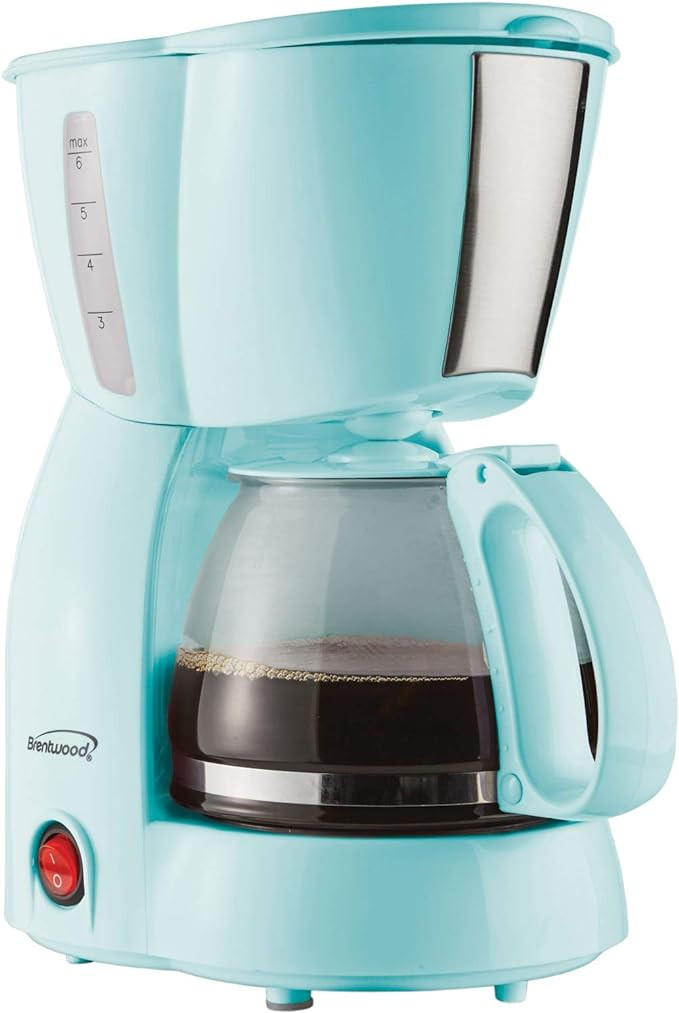 Brentwood TS-213BL 4 Cup Coffee Maker, Blue | Amazon (US)