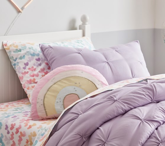 Retro Rainbow Shaped Pillow | Pottery Barn Kids