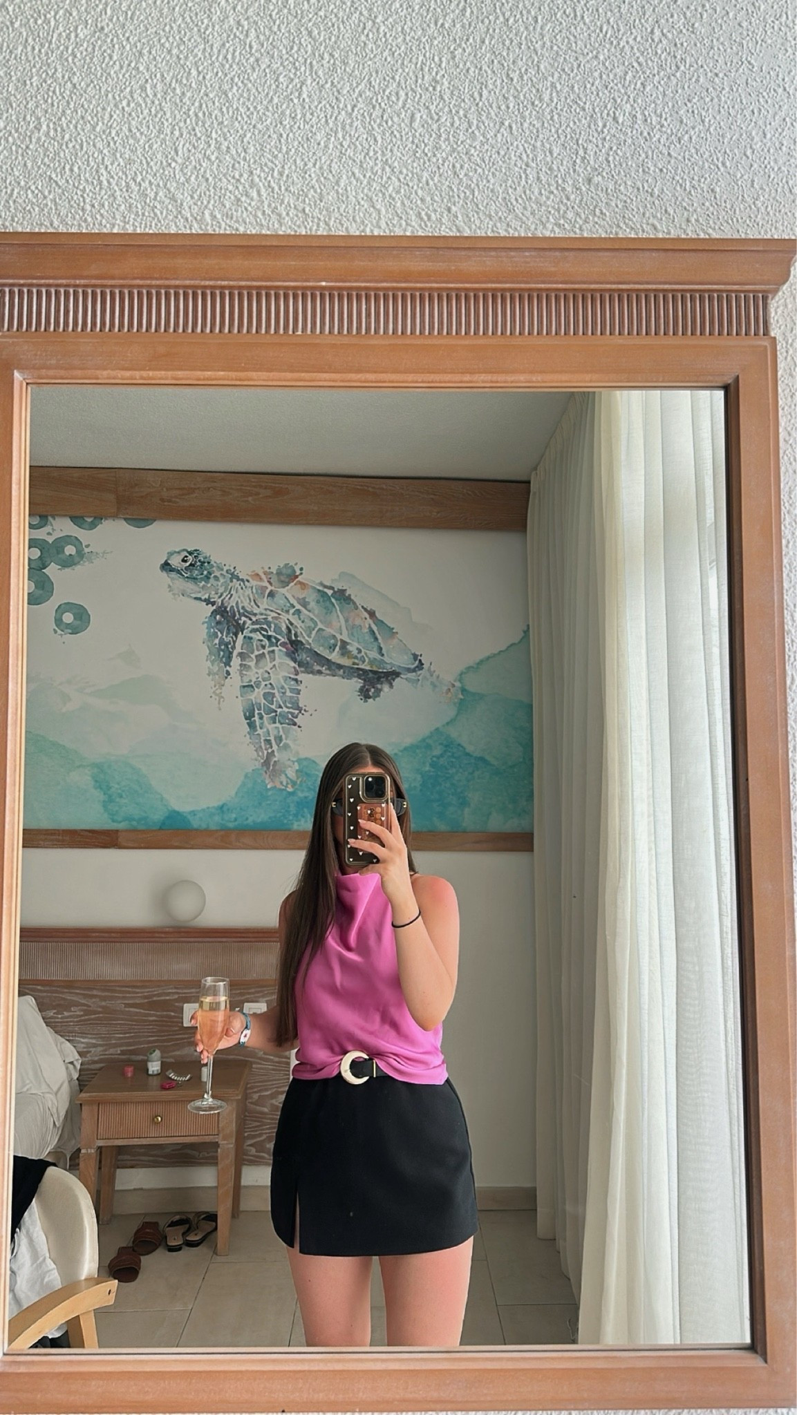 Holiday Dinner Outfit 💗 | Pink Satin Top & Black Mini

#HolidayOutfit #SummerEveningOutfit #EuropeanSummer #PinkTop #VacationStyle #DinnerOutfit #LTKTravel #SummerStyle #ResortWear #HolidayFashion

#LTKuk #LTKsummer #LTKeurope