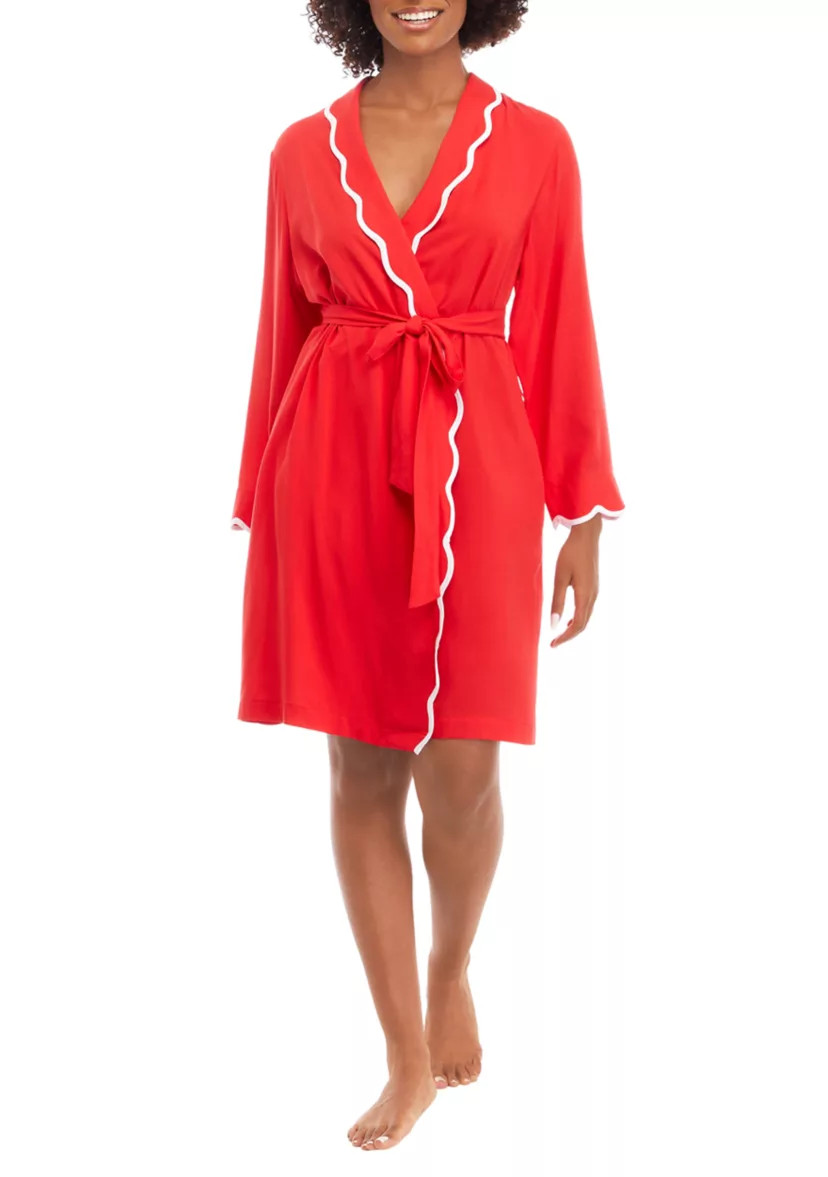 Scalloped Robe | Belk