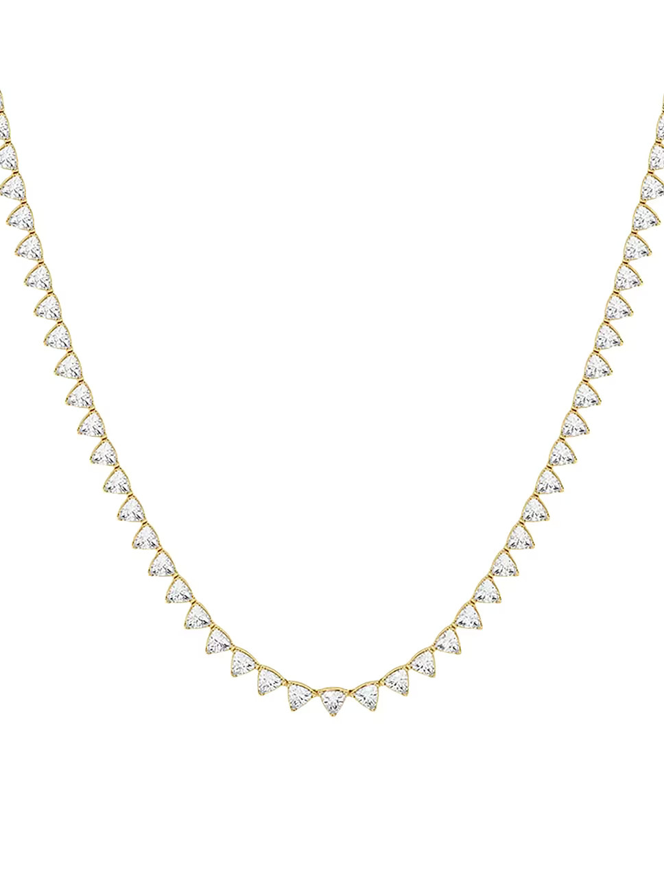 Empowering 14K Yellow Gold & 6.834 TCW Lab-Created Diamond Necklace | Saks Fifth Avenue