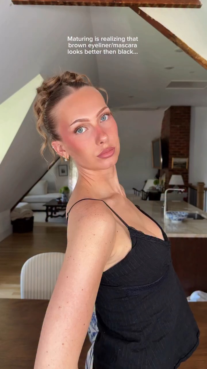 It’s so much softer for lighter features 
#makeuptutorial #makeuptok #viral

#LTKgrwm