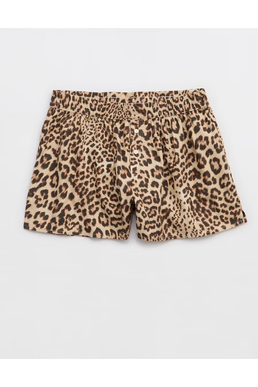 Aerie Flannel Girl Boxer Women's Natural XXS | American Eagle Outfitters (US & CA)