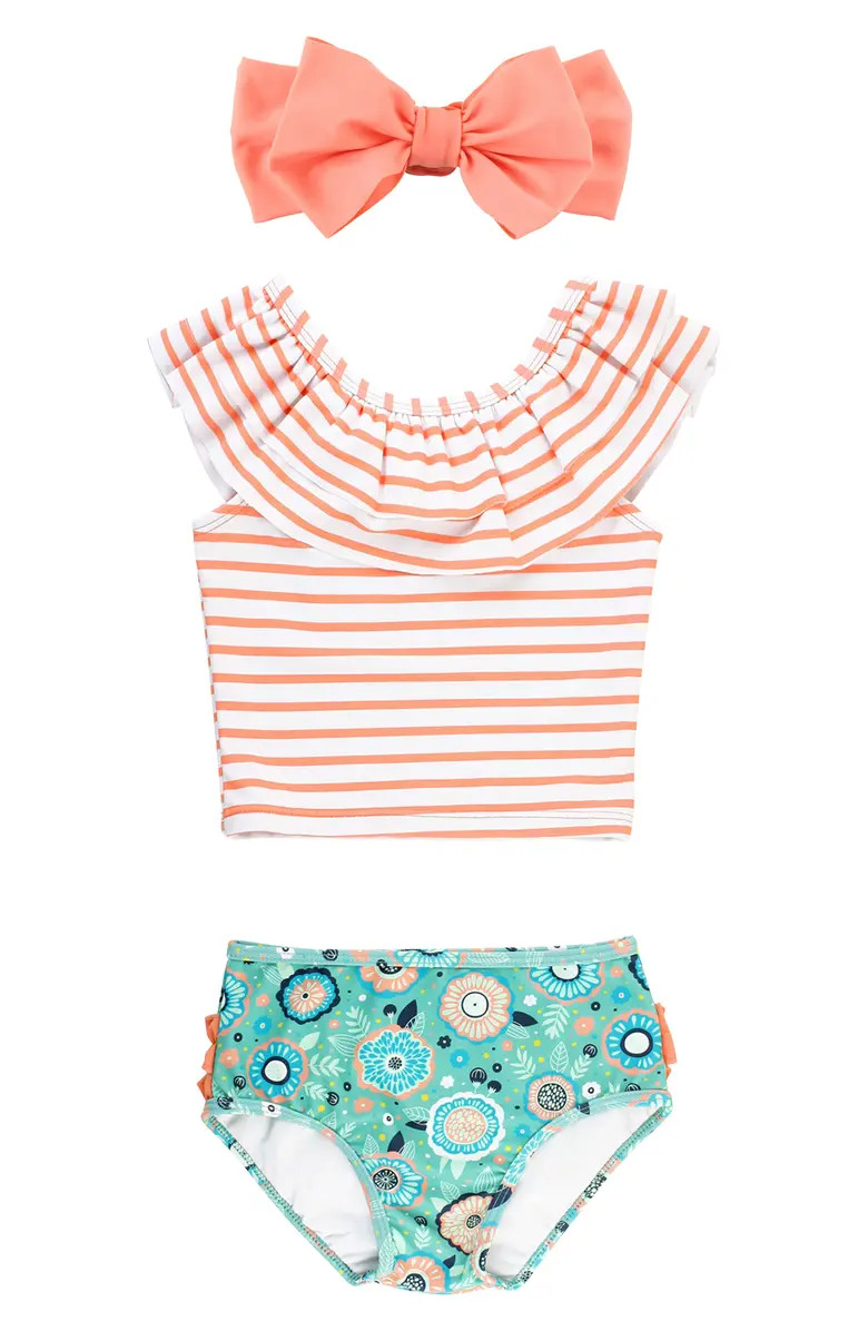 Island Dream Two-Piece Swimsuit & Headband Set | Nordstrom