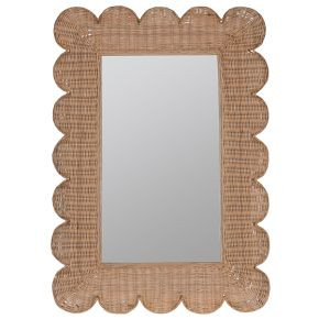 Brooke Rattan Wall Mirror | West Elm (US)