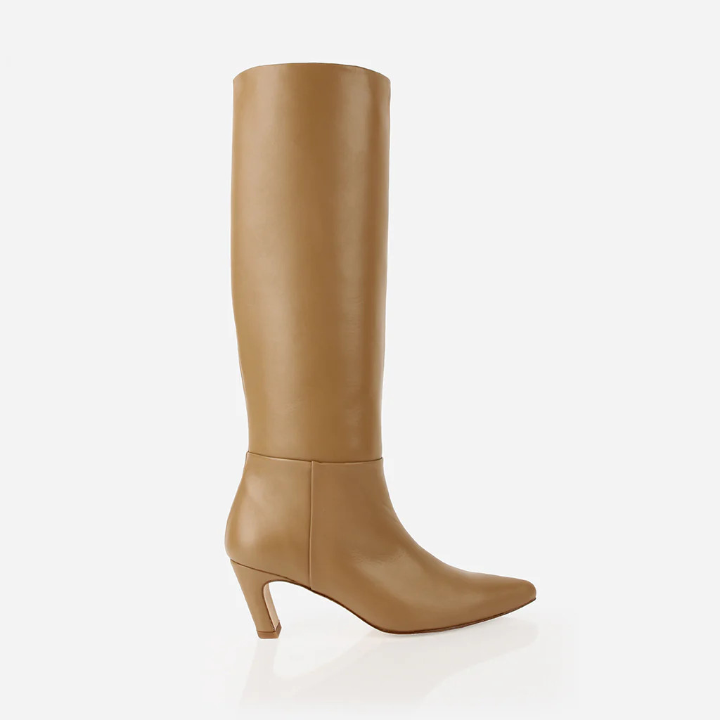 The Toujours Tall Boot Dune | Poppy Barley