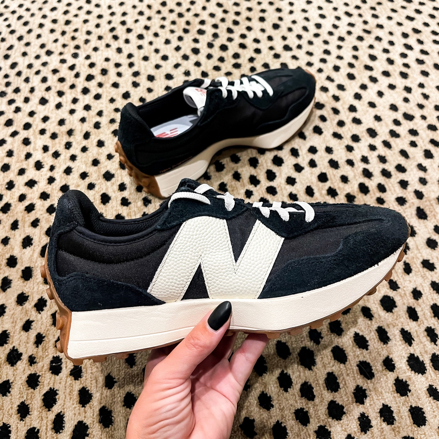 New Balance 327’s in stock in most sizes! Run true to size 

#LTKstyletip #LTKshoecrush #LTKfindsunder100