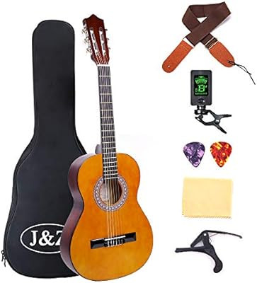 Classical Guitar Acoustic Guitar 3/4 Junior Size 36 inch Kids Guitar for Beginners 6 Nylon String... | Amazon (US)