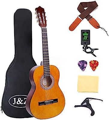 Classical Guitar Acoustic Guitar 3/4 Junior Size 36 inch Kids Guitar for Beginners 6 Nylon String... | Amazon (US)