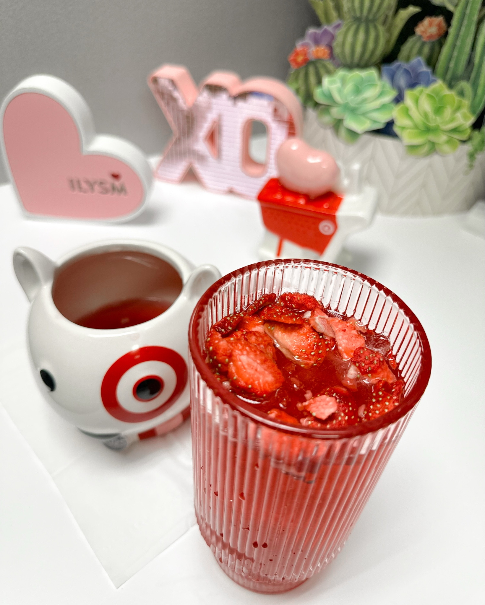 ‘It’s the season 🥰 
Tumbler is from Walgreens  
#valentinesday #lovedecor #targetfinds 

#LTKdayinmylife #LTKSeasonal
