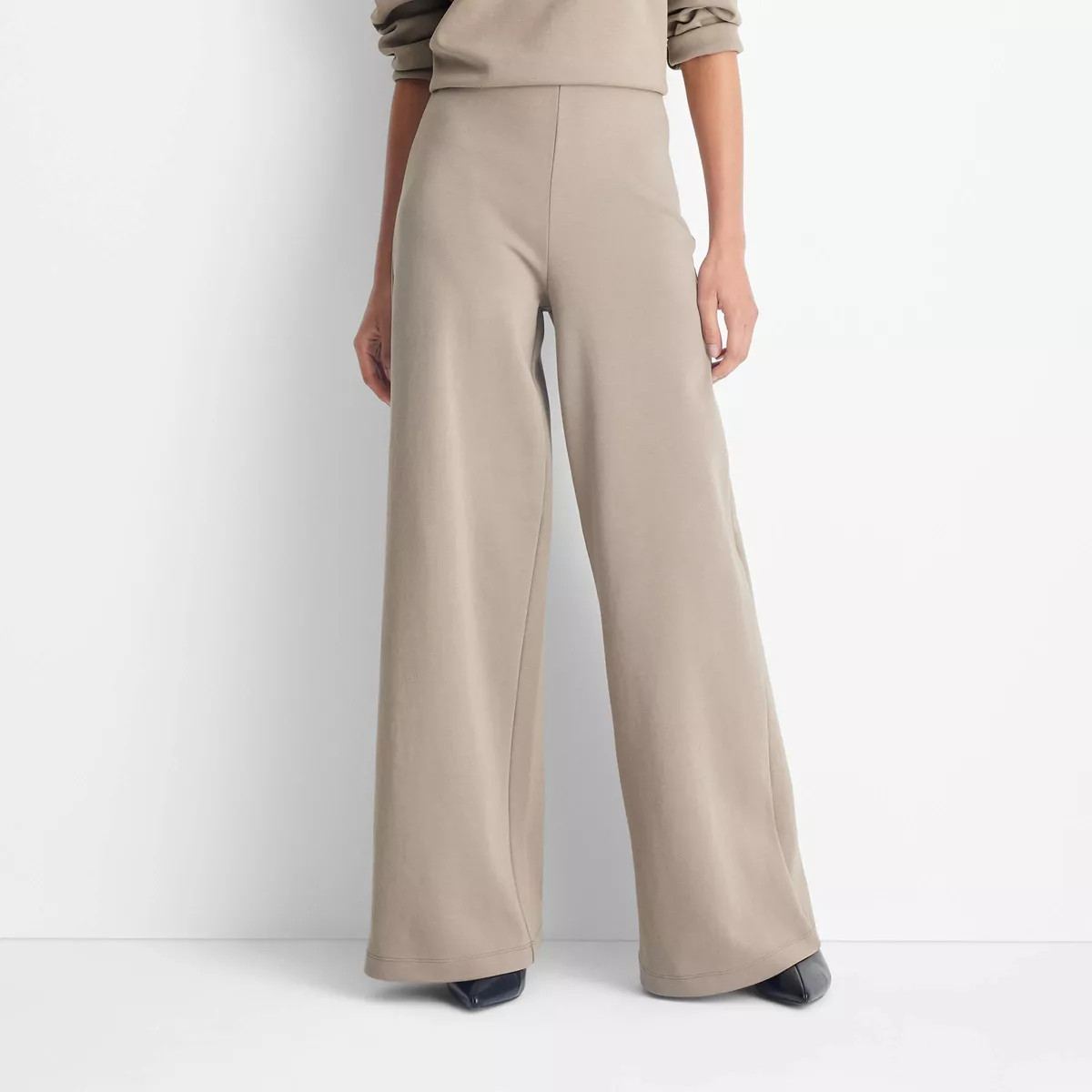 Women's High Rise Wide Leg Knit Pants - Future Collective | Target