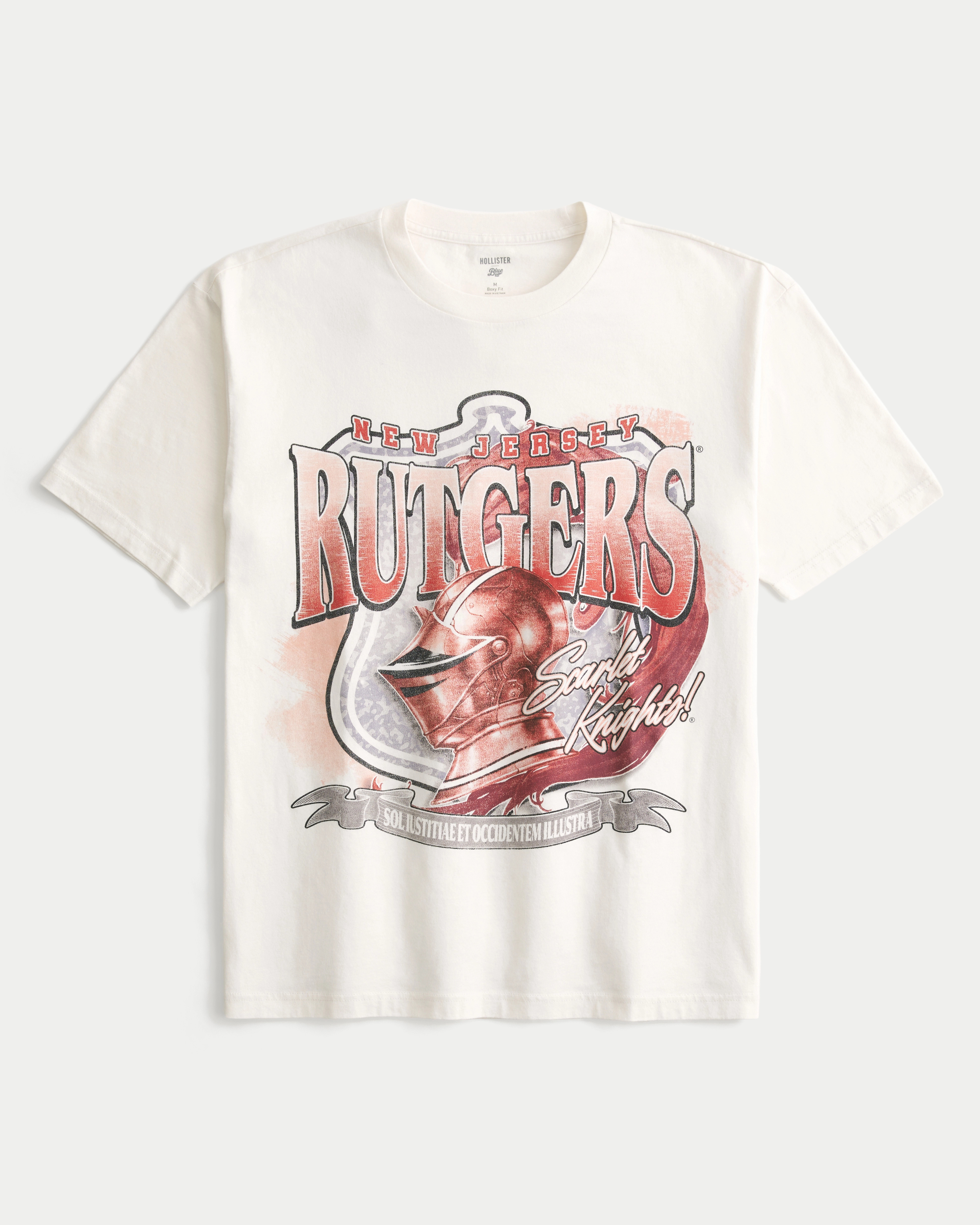 Boxy Rutgers University Graphic Tee | Hollister (US)