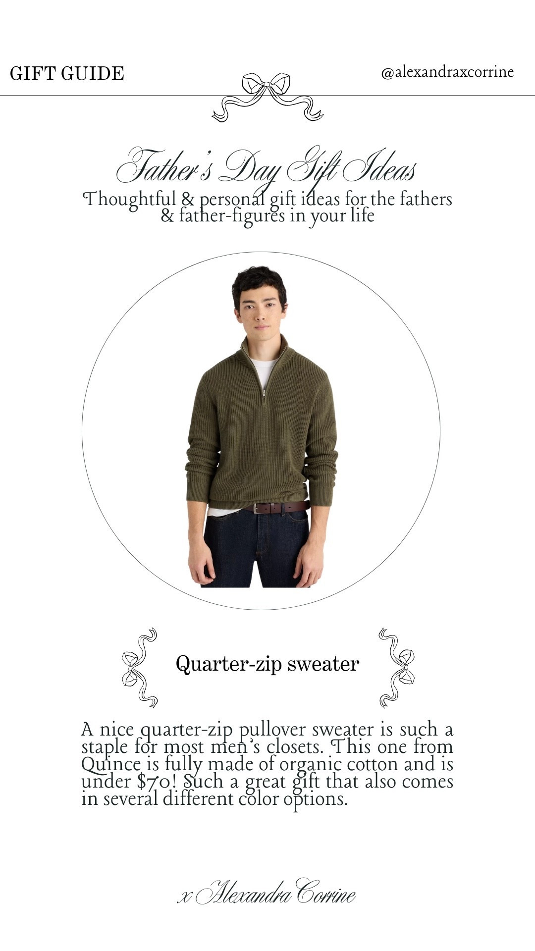 Father’s Day gift ideas 🥃 thoughtful & personal gift ideas for the fathers & men in your life!

Gift ideas for him, men’s gift guide, Father’s Day, gift guide, gift ideas, leather, silver, Ralph Lauren aesthetic, golf, quarter zip, sweater

#LTKMens