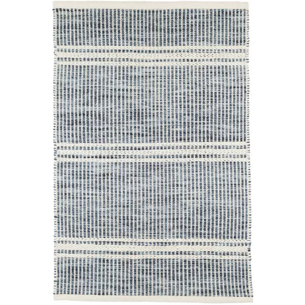Malta Handmade Flatweave Blue Rug | Wayfair North America