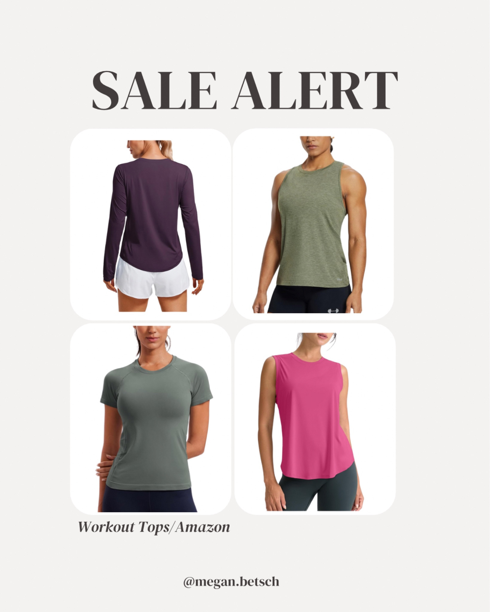 Workout tops on sale today from Amazon! 

Workout tank, sleeveless top, short sleeve shirt, workout top, long sleeves, Amazon, exercise, healthy livingg

#LTKSaleAlert #LTKActive #LTKFitness