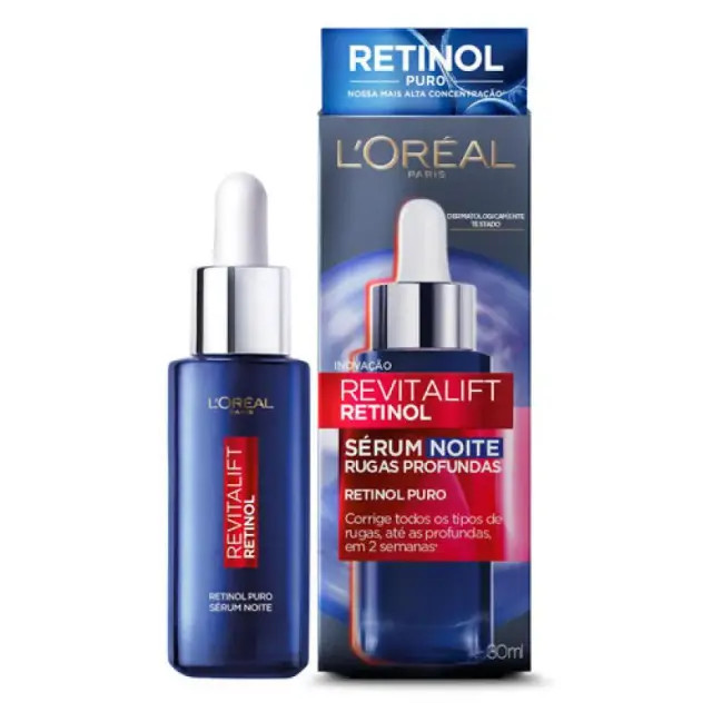 SéRUM  FACIAL REVITALIFT RETINOL NOTURNO 30 ML L'ORéAL PARIS | DrogaRaia (BR)