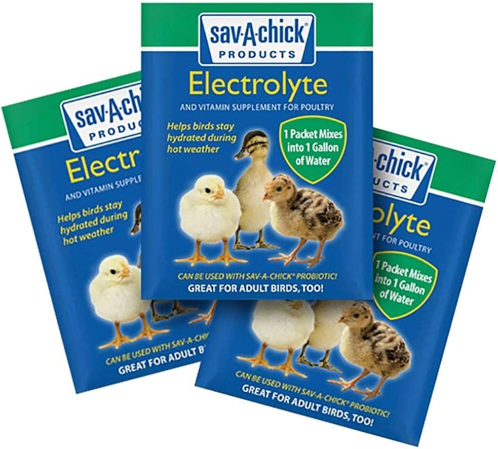 Sav-A-Chick 9 Pack of Electrolyte and Vitamin Supplement Strip for Poultry , Birds, Chickens, Duc... | Amazon (US)
