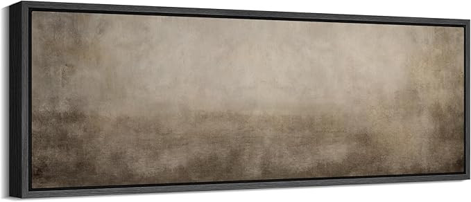 SIGNFORD Large Framed Canvas Neutral Toned Gradient Abstract Illustrations Modern Art Calm Warm f... | Amazon (US)