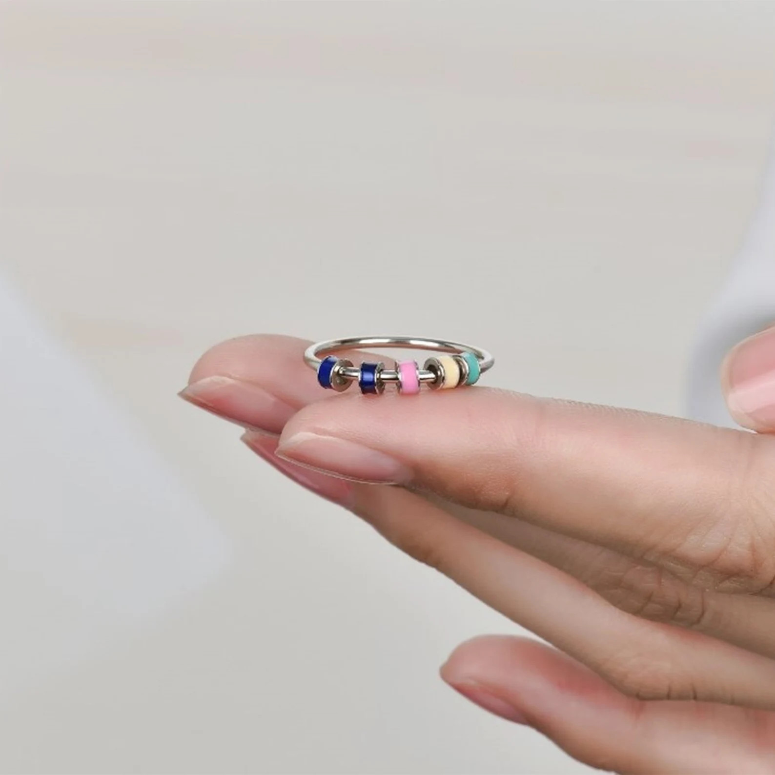 For Daughter Enamel Fidget Ring fashion Romanticist Ring  - Etsy | Etsy (US)