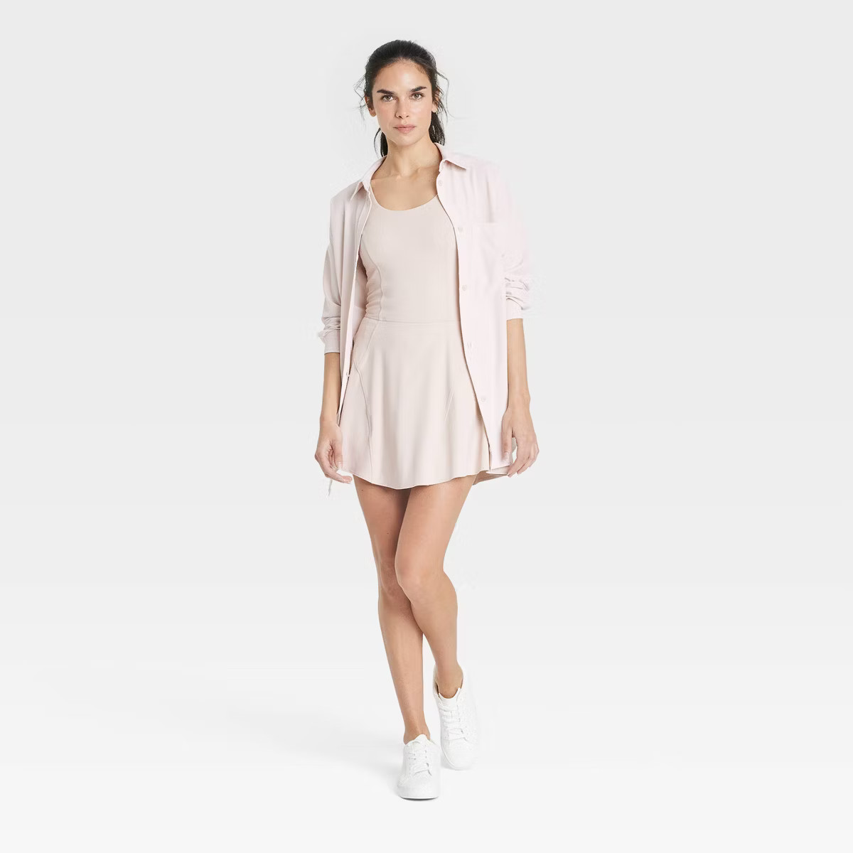 Women's Knit Lace Up Detail Active Dress - JoyLab™ | Target