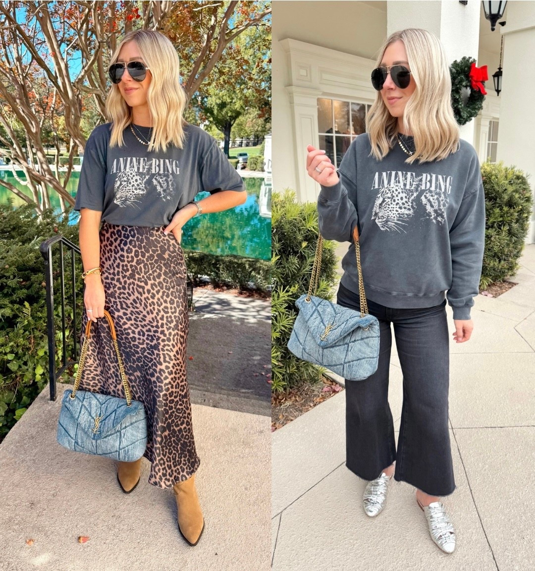 🐆 Loved this leopard graphic from my favorite brand so much I grabbed it in the tee and sweatshirt—BONUS they’re both 40% OFF!! ✨ Size small in the tee, size medium in the sweatshirt! 💁🏼‍♀️ Shop everything via the 🔗 in my bio!

Anine Bing, gifts for her, graphic tees

#LTKSaleAlert #LTKFindsUnder100 #LTKmomlife
