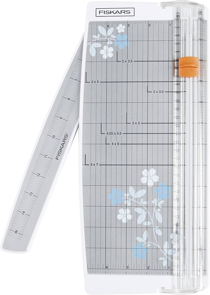 Fiskars 196920-1001 Portable Scrapbooking Trimmer, 12 Inch,Blue | Amazon (US)